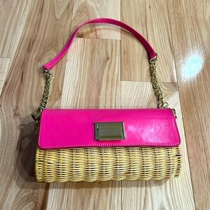 Talbots Bamboo and Leather Bag - Brand New!